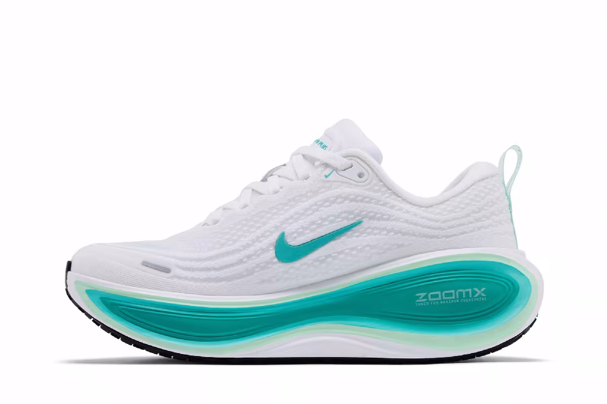 Nike Women's Vomero Plus White Bleached Turquoise, view 4
