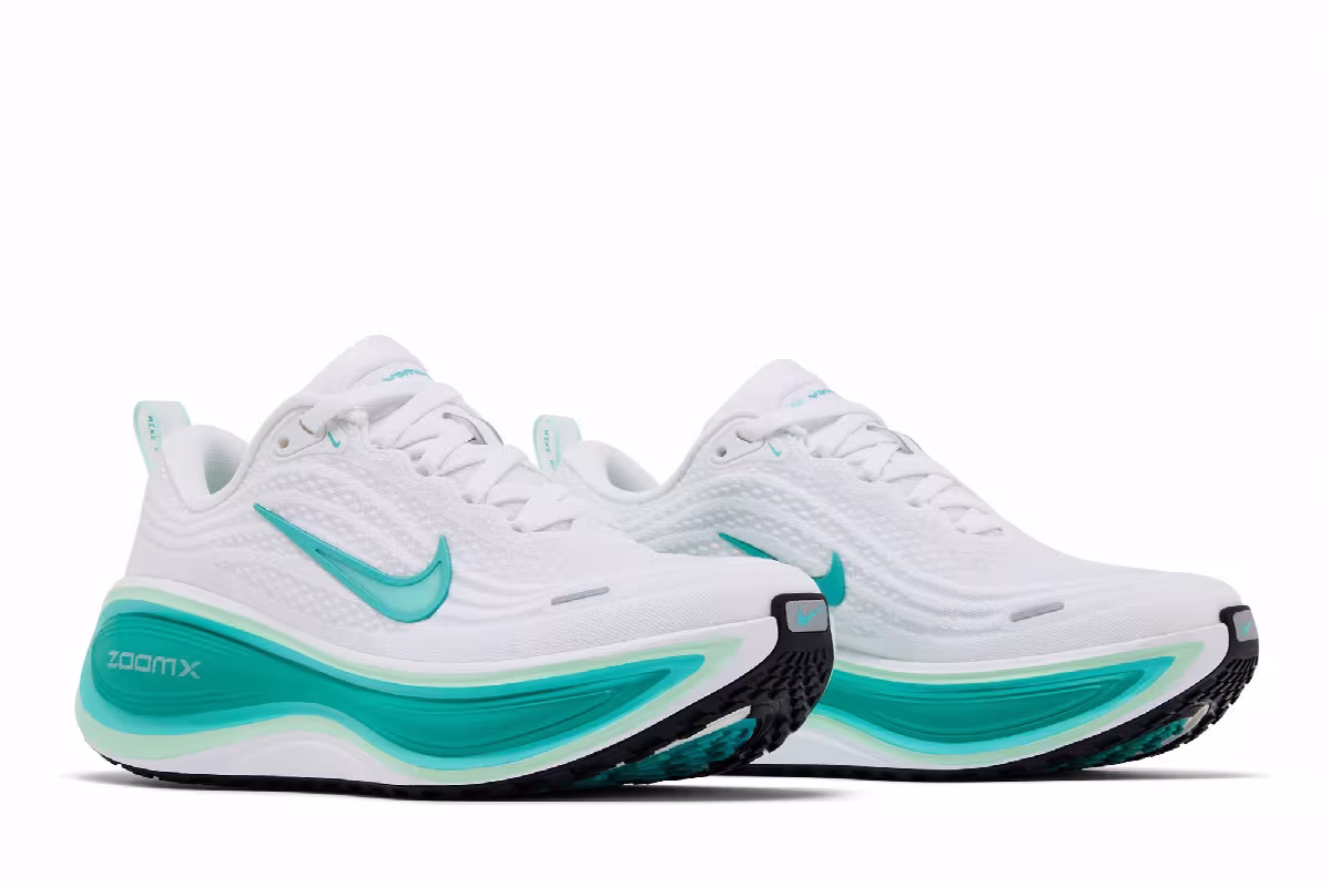 Nike Women's Vomero Plus White Bleached Turquoise, view 9