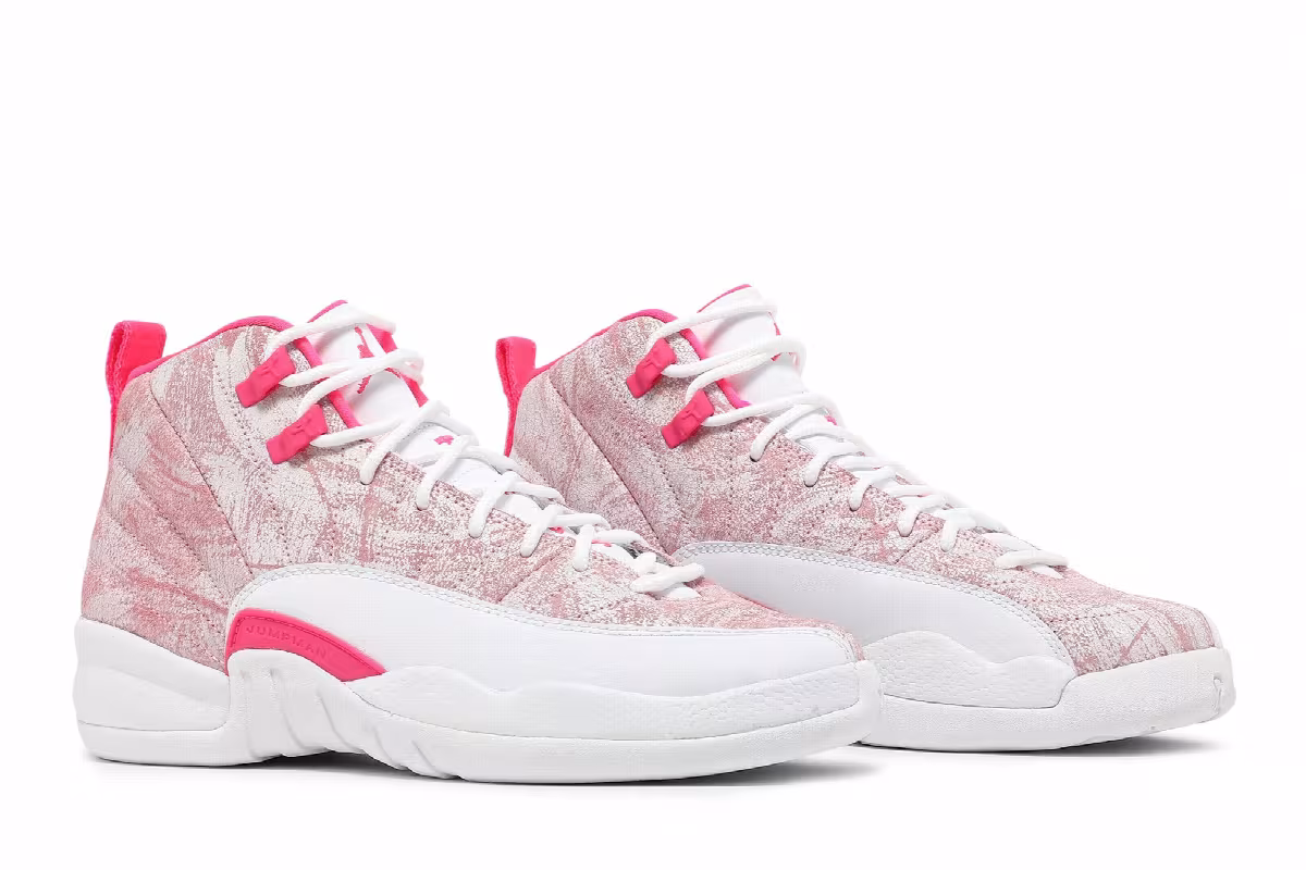 Air Jordan 12 GS Arctic Pink, view 9