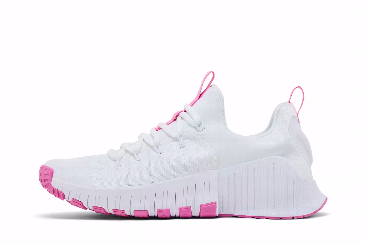 Nike Women's Free Metcon 6 White Playful Pink, view 4
