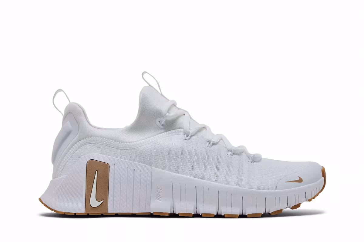 Nike Free Metcon 6 White Hemp Gum, view 2