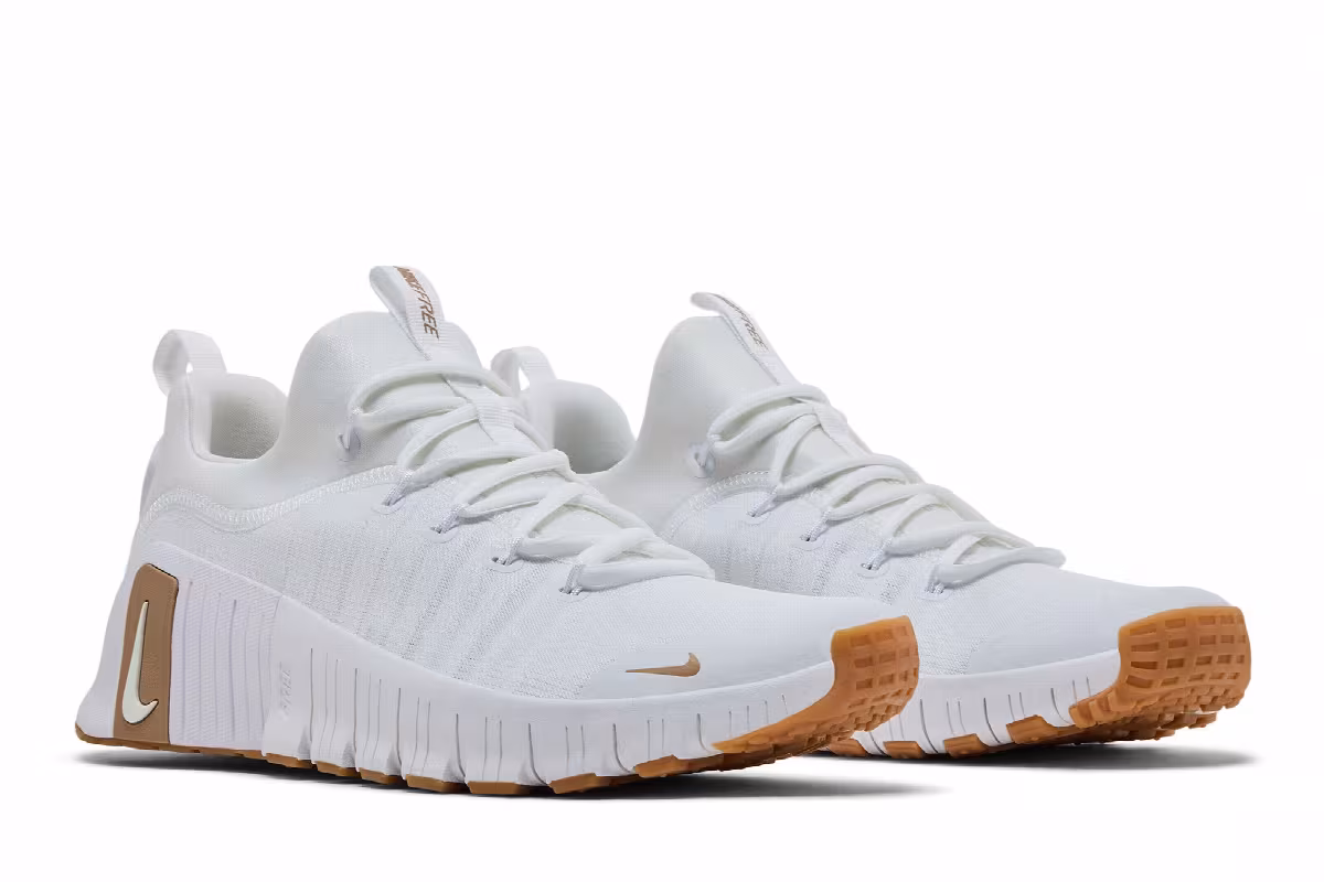 Nike Free Metcon 6 White Hemp Gum, view 9