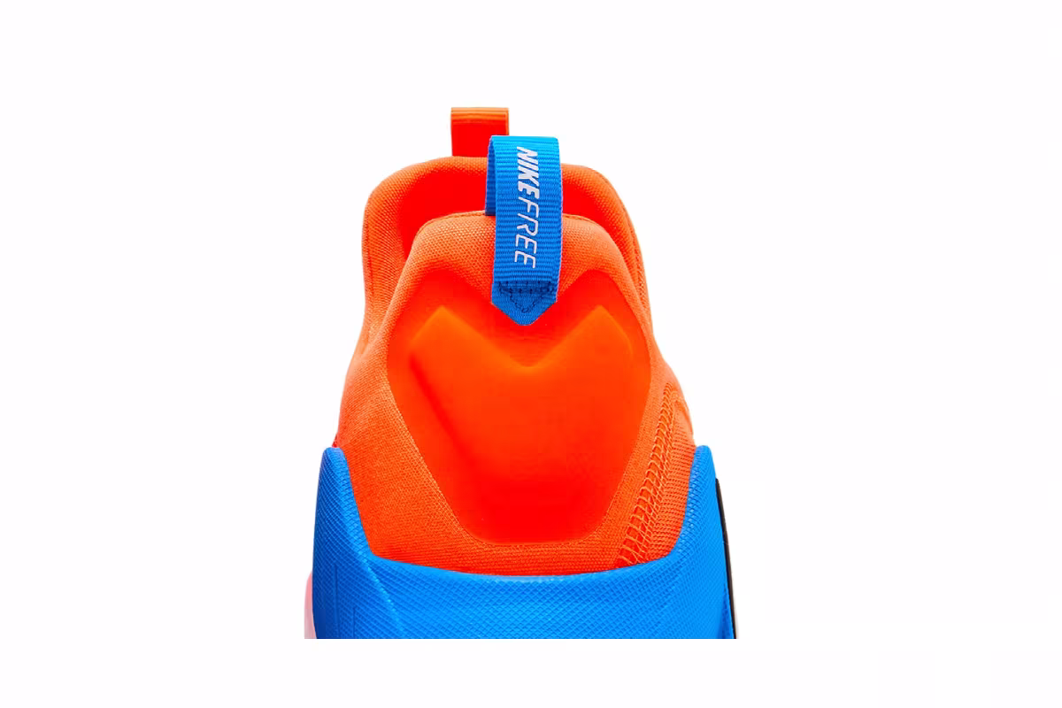 Nike Free Metcon 6 Total Orange Photo Blue, view 8