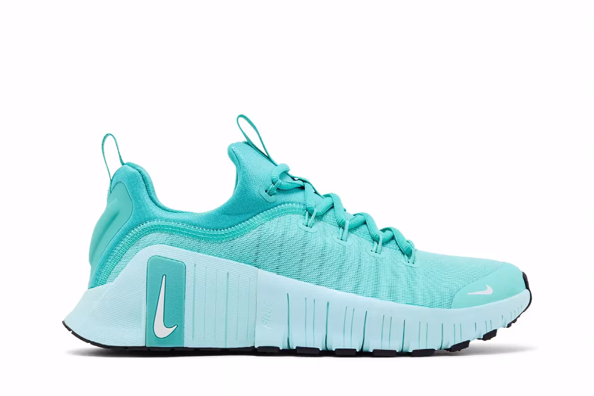 Nike Women's Free Metcon 6 Bleached Turquoise, view 2
