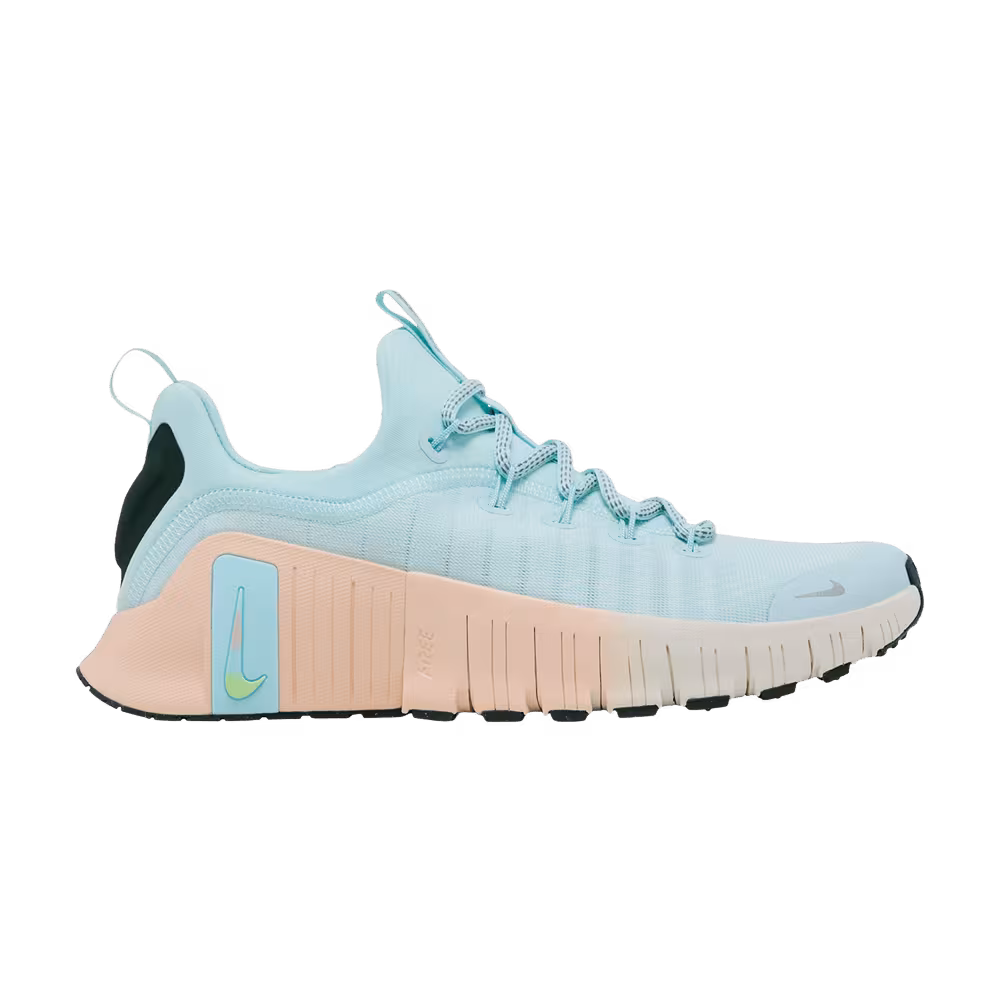 Nike Women's Free Metcon 6 Premium Glacier Blue Washed Coral