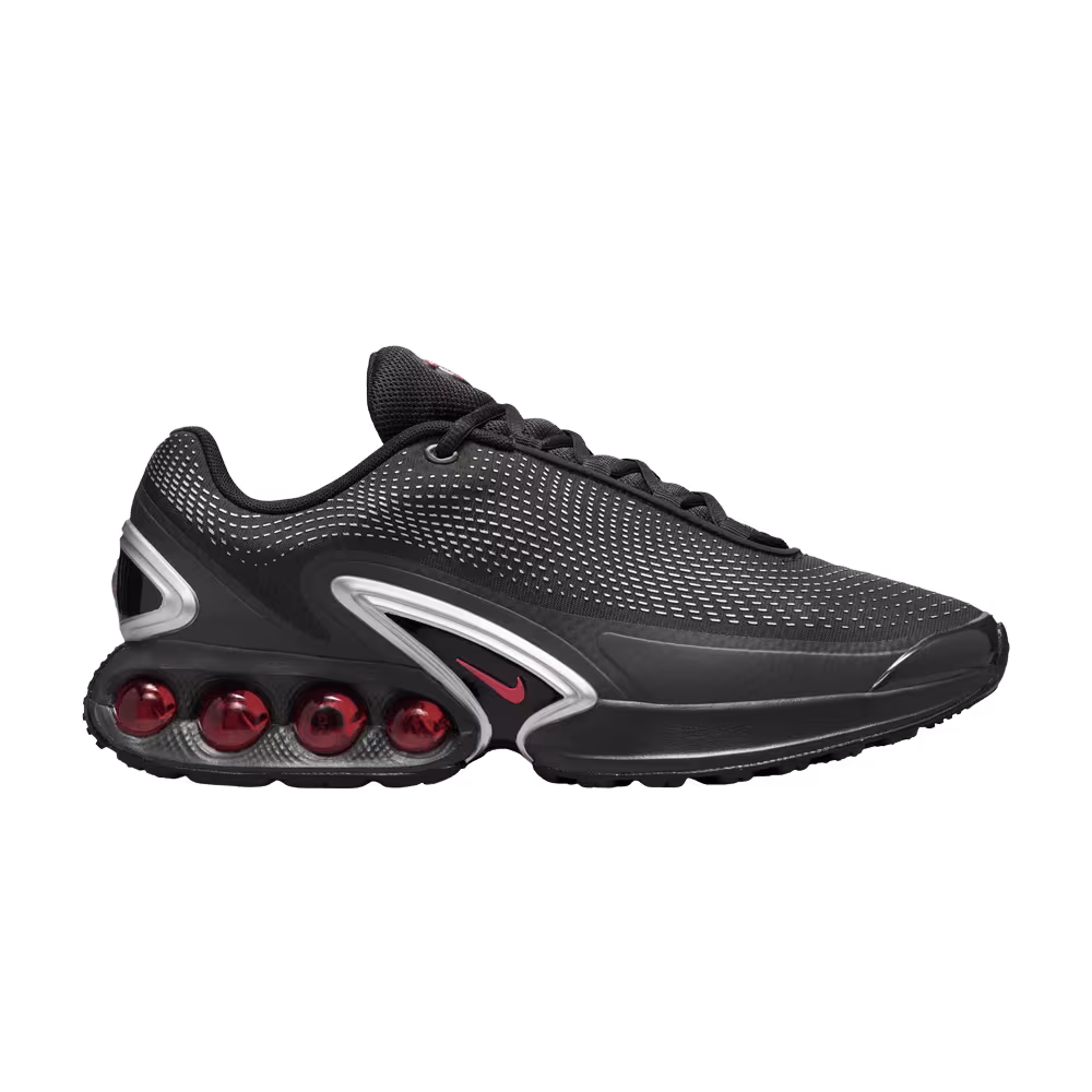 Nike Air Max DN Black Metallic Silver Red