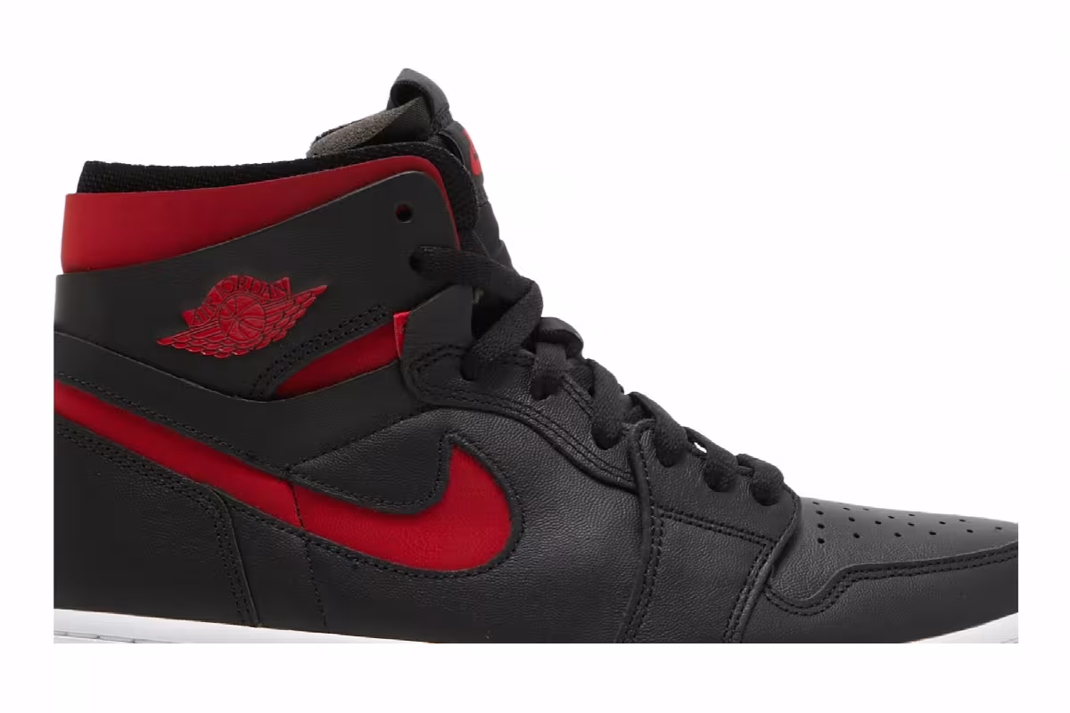 Women's Air Jordan 1 High Zoom Comfort Black University Red, view 3