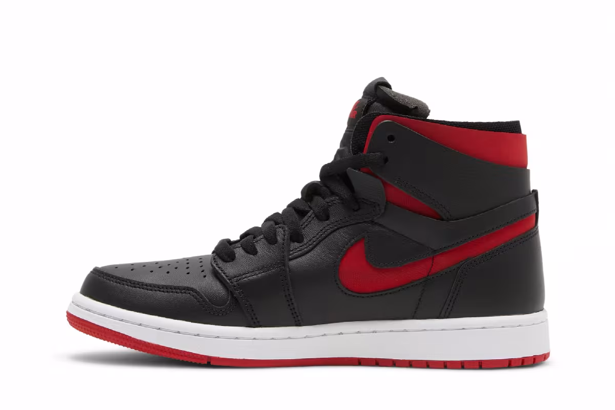 Women's Air Jordan 1 High Zoom Comfort Black University Red, view 4