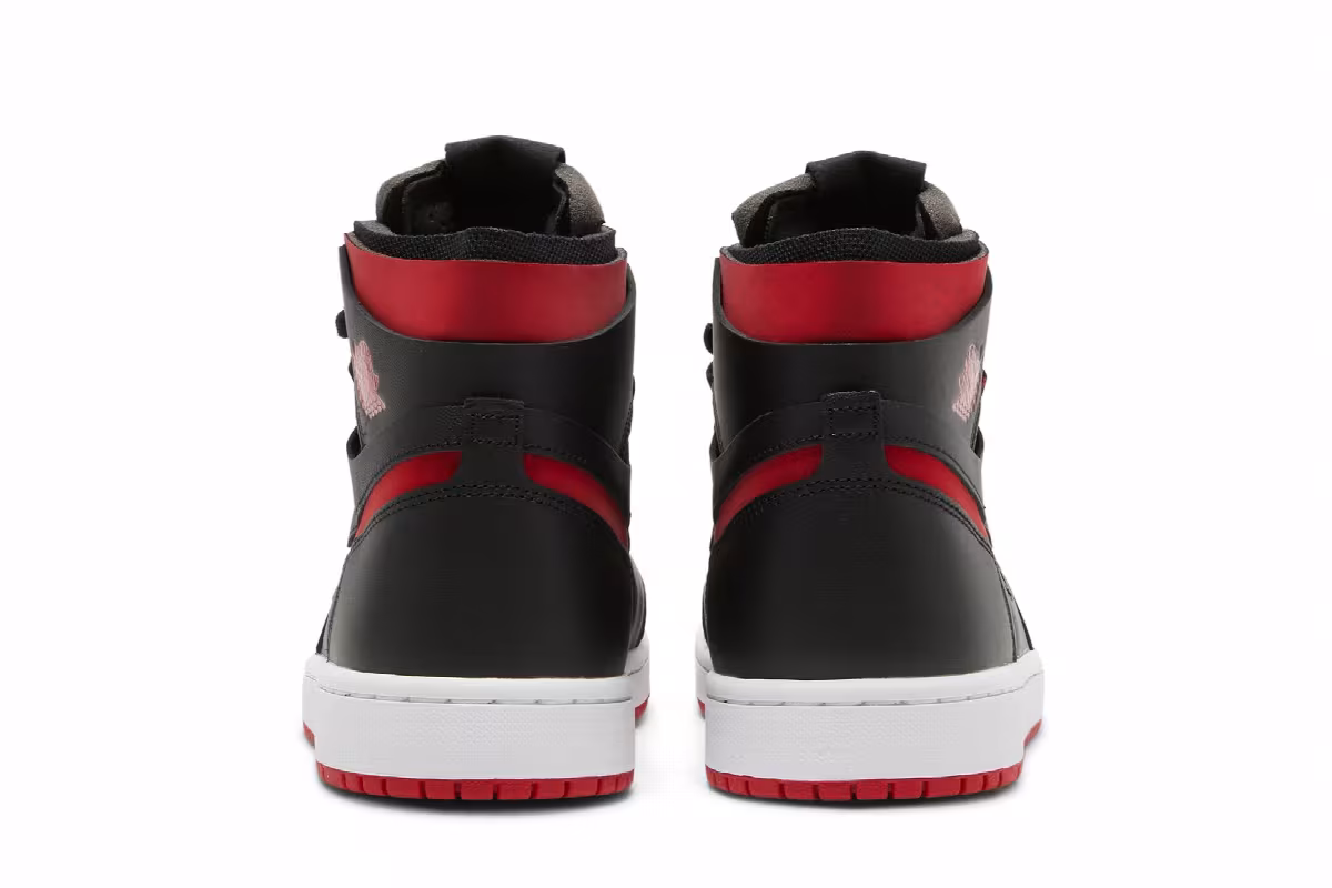 Women's Air Jordan 1 High Zoom Comfort Black University Red, view 7
