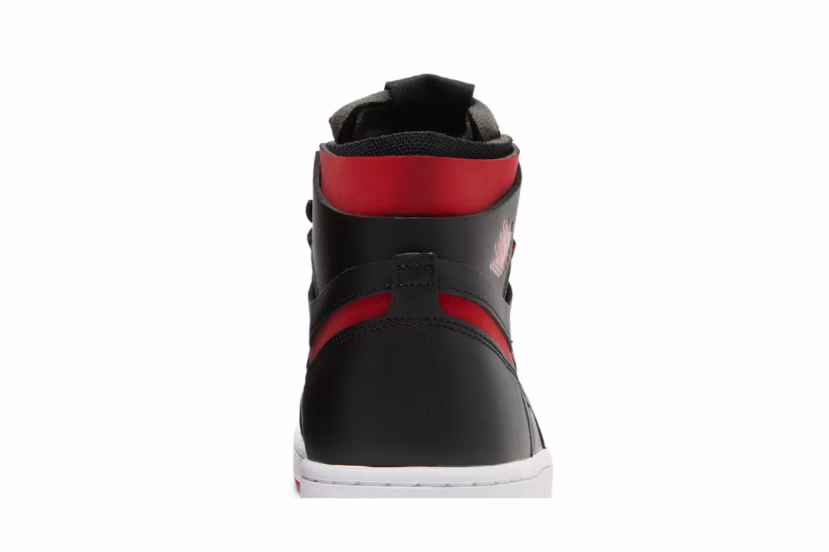 Women's Air Jordan 1 High Zoom Comfort Black University Red, view 8