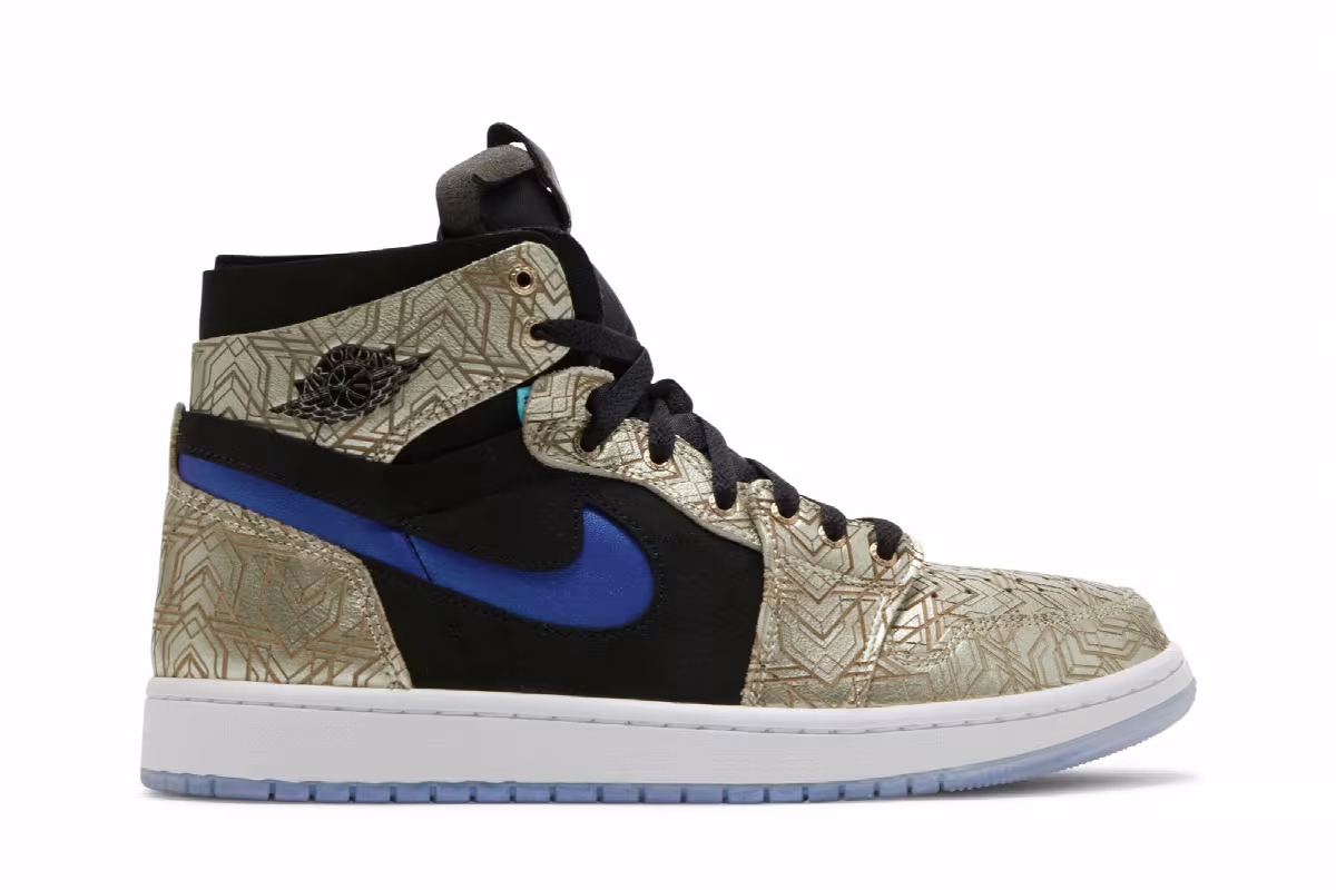 Air Jordan 1 Zoom Comfort Gold Laser, view 2