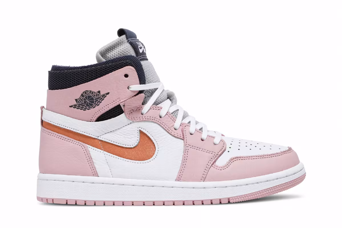 Women's Air Jordan 1 High Zoom Pink Glaze, view 2