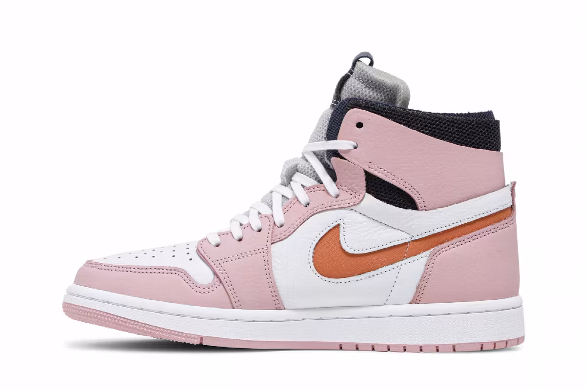 Women's Air Jordan 1 High Zoom Pink Glaze, view 4