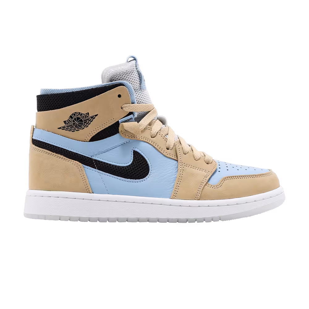 Women's Air Jordan 1 High Zoom Comfort High Psychic Blue Sesame