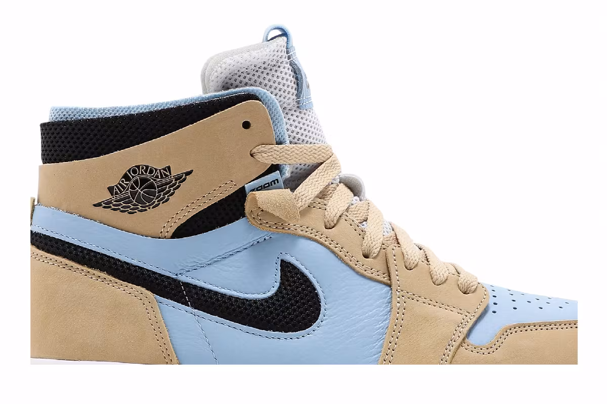 Women's Air Jordan 1 High Zoom Comfort High Psychic Blue Sesame, view 3