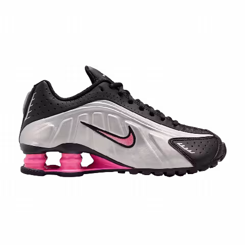 Nike Shox R4 GS 'Black Metallic Silver Pinksicle'