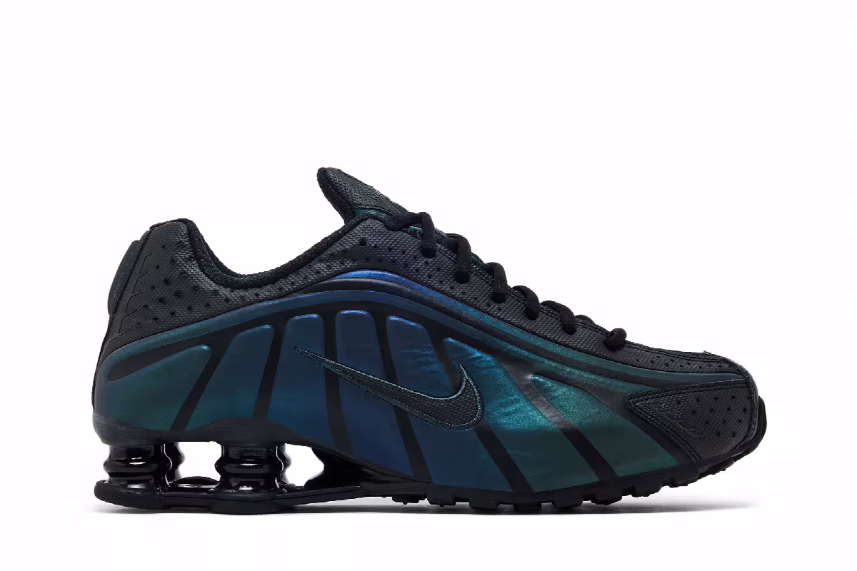 Nike Shox R4 SE Black Seaweed, view 2