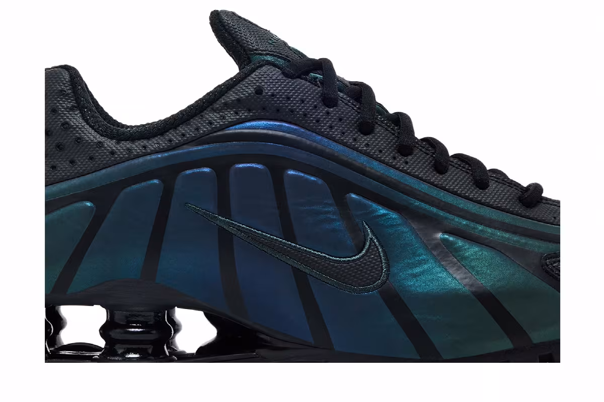 Nike Shox R4 SE Black Seaweed, view 3