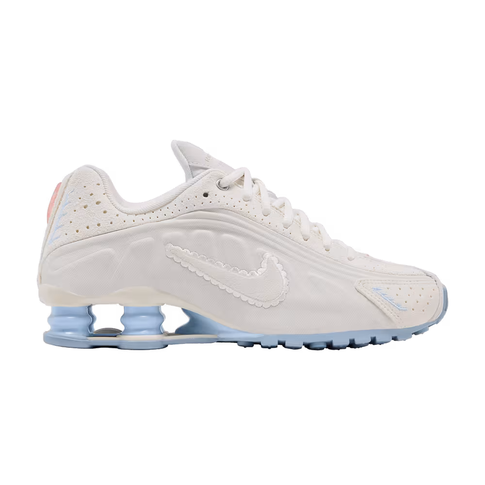 Nike Women's Shox R4 SE Pale Ivory Ornate Swoosh