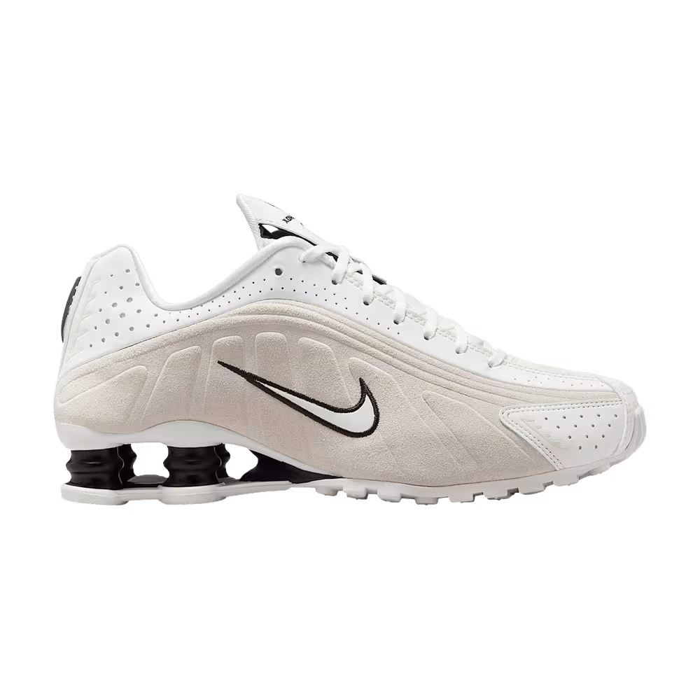 Nike Women's Shox R4 Summit White Light Orewood Brown