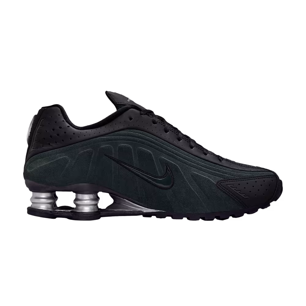Nike Women's Shox R4 Black Metallic Silver