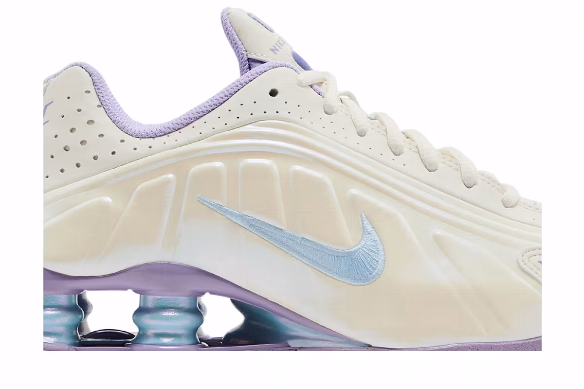 Nike Shox R4 GS Soft Pearl Celestine Blue, view 3