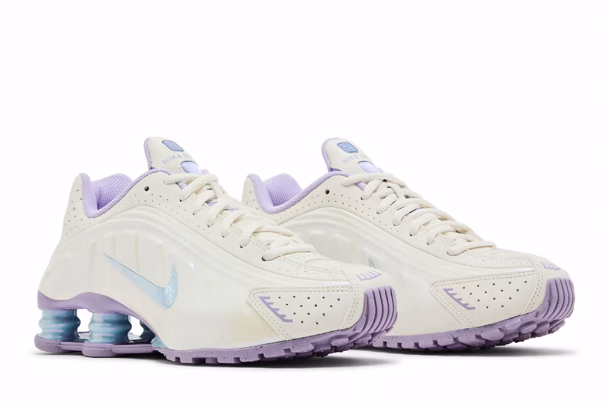 Nike Shox R4 GS Soft Pearl Celestine Blue, view 9