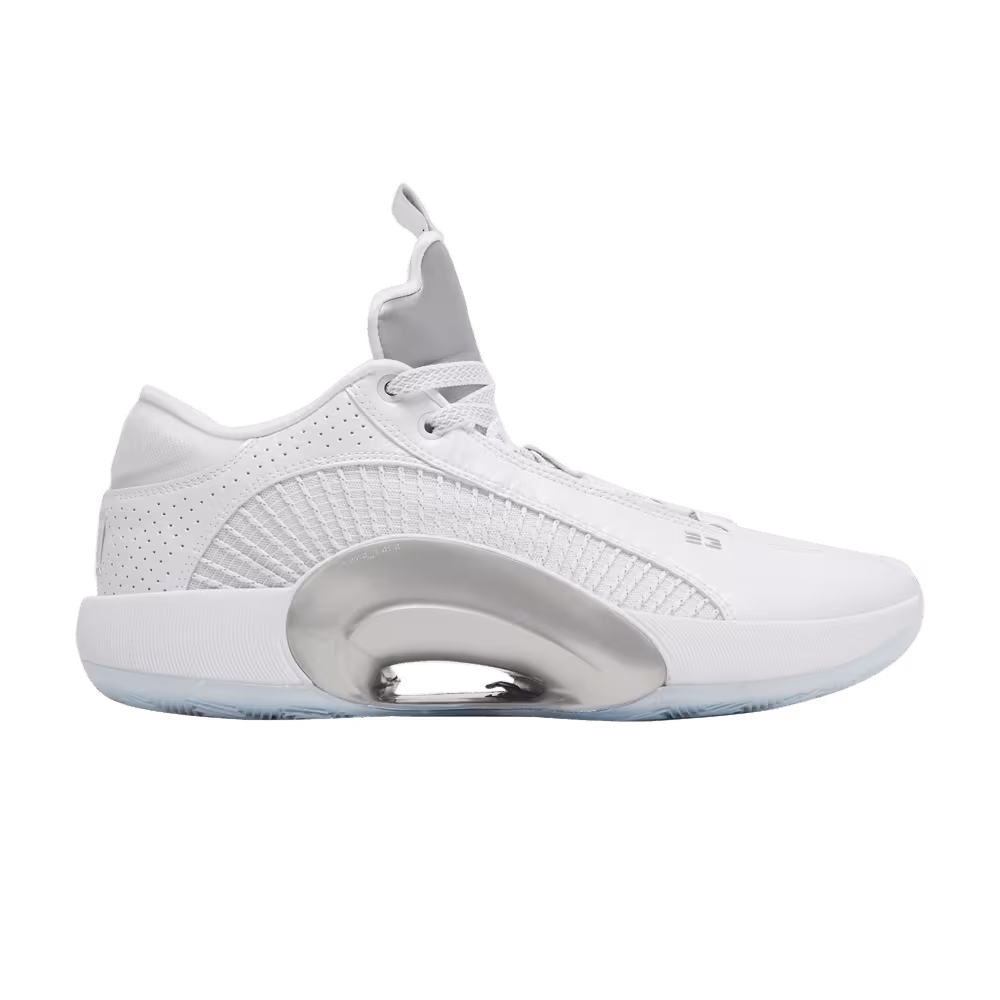 Air Jordan 35 Low White Metallic Silver