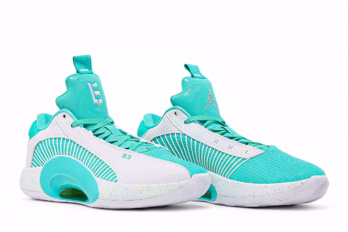 Guo Ailun x Air Jordan 35 Low PF Jade, view 9