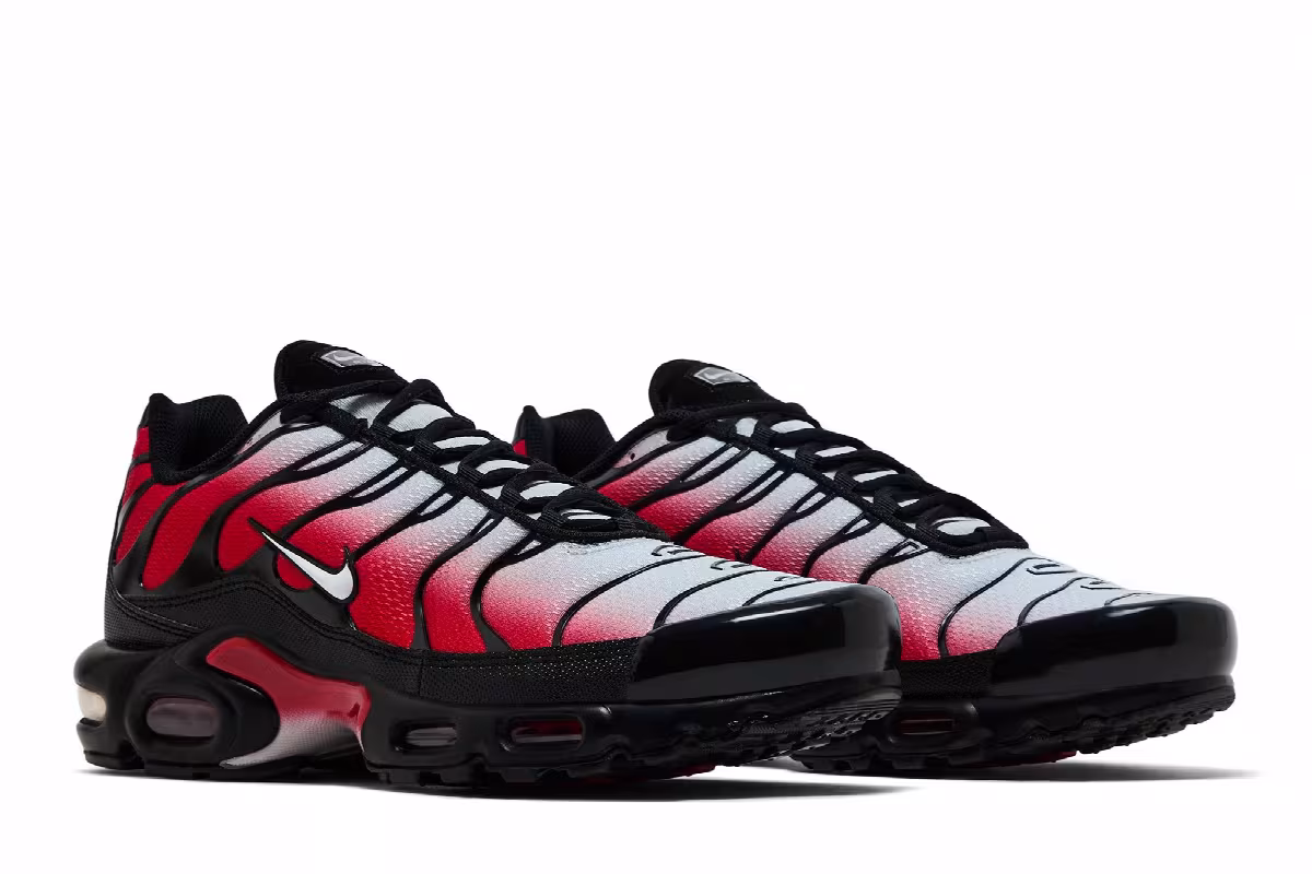 Nike Air Max Plus Pure Platinum University Red, view 9