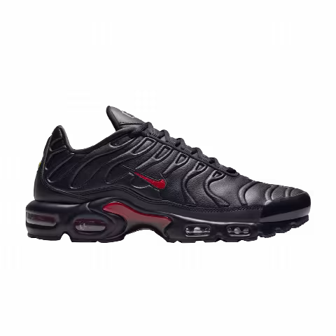 Nike Air Max Plus Premium 'Black University Red'