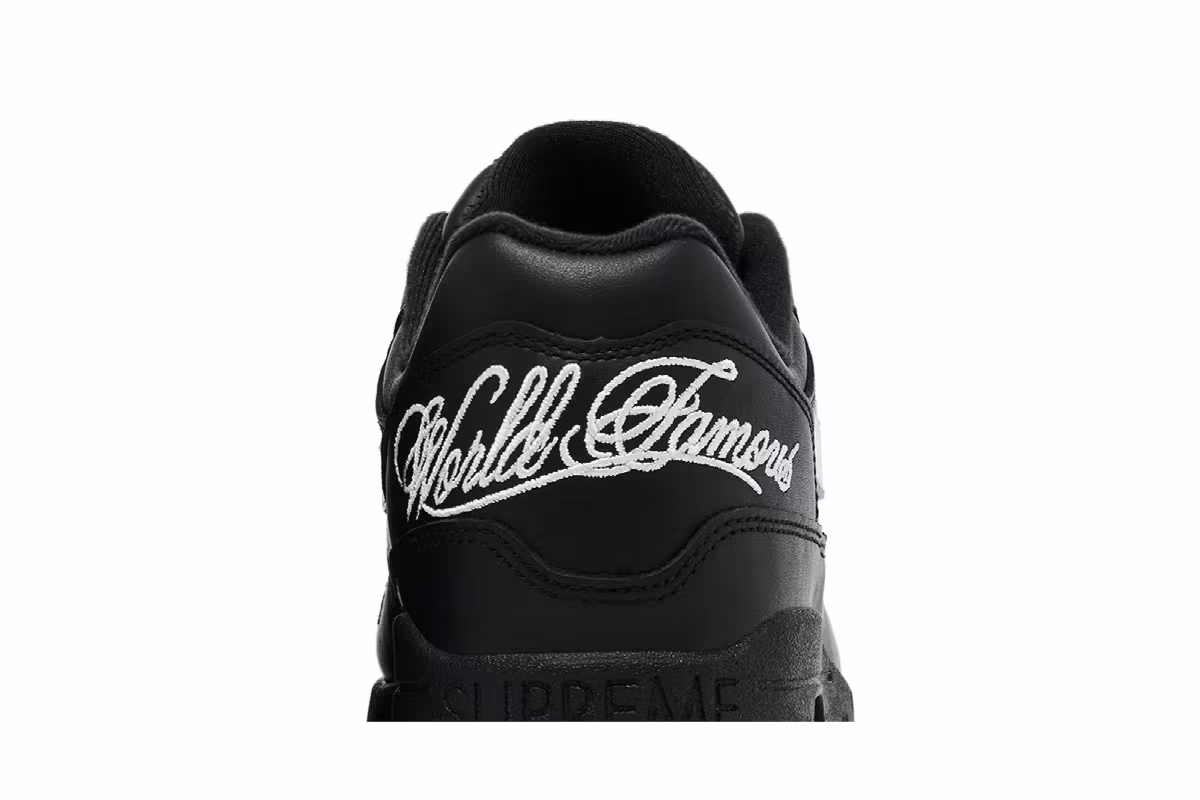 Supreme x Nike Air Max 1 Black White, view 8