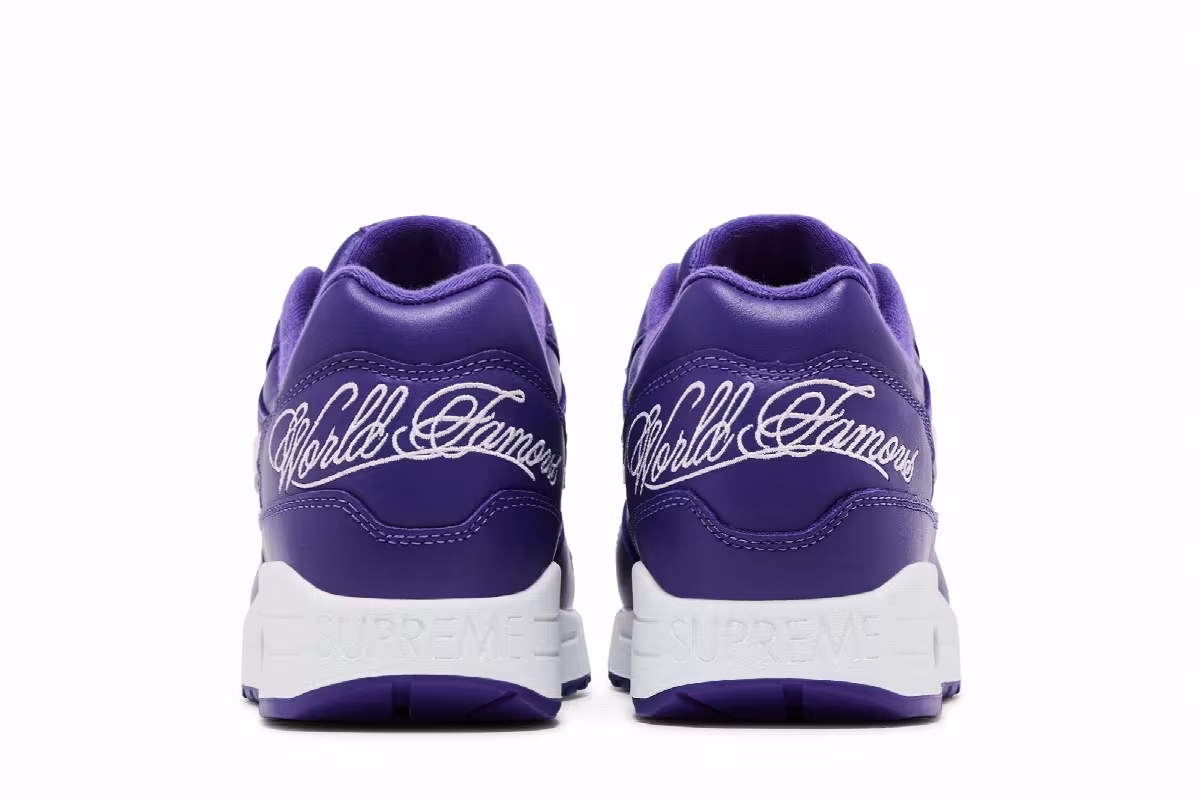 Supreme x Nike Air Max 1 Varsity Purple, view 7