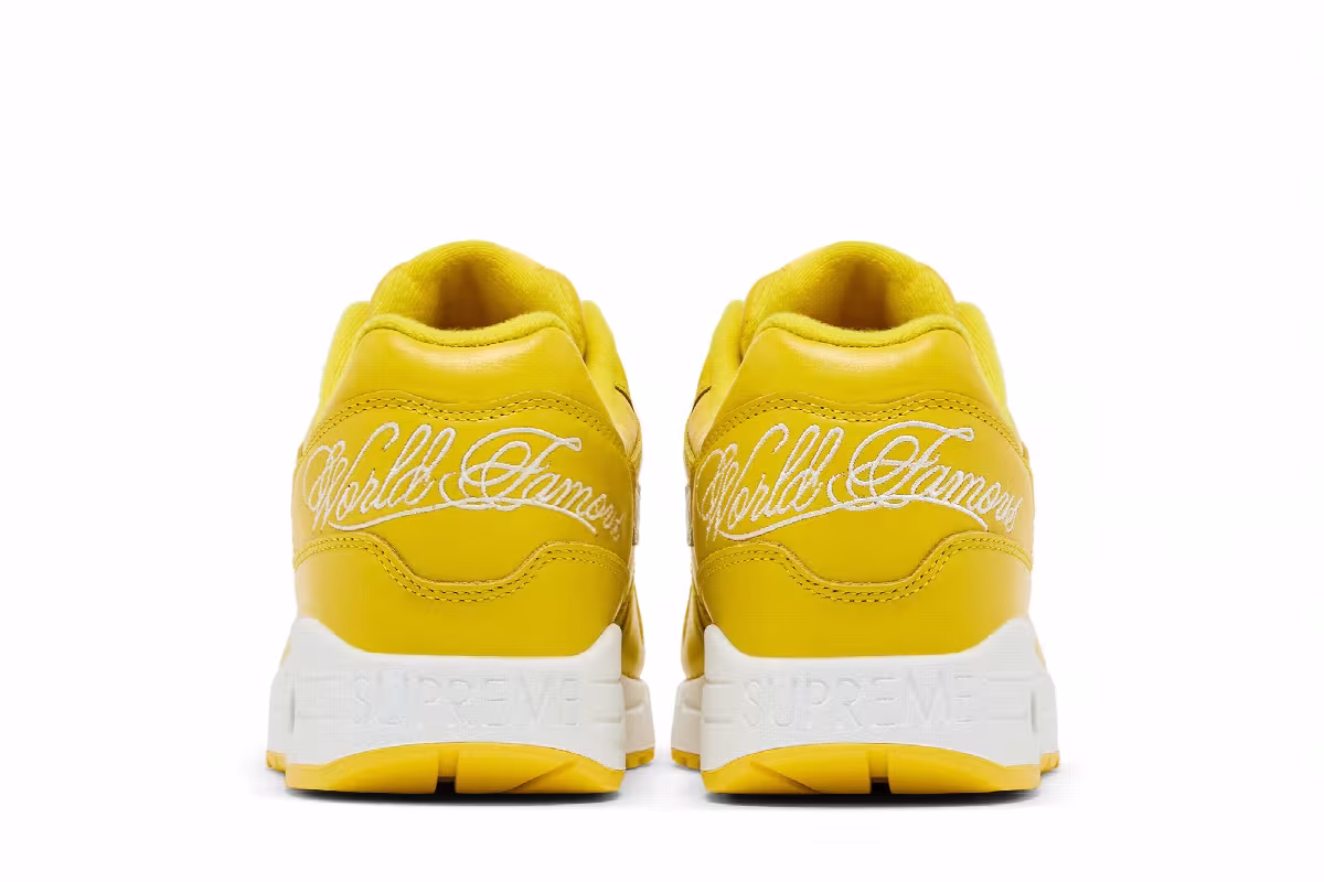 Supreme x Nike Air Max 1 Speed Yellow, view 7