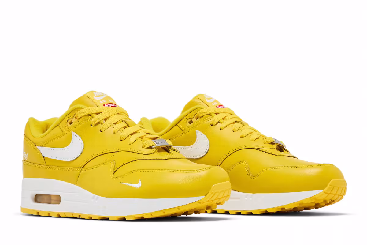 Supreme x Nike Air Max 1 Speed Yellow, view 9