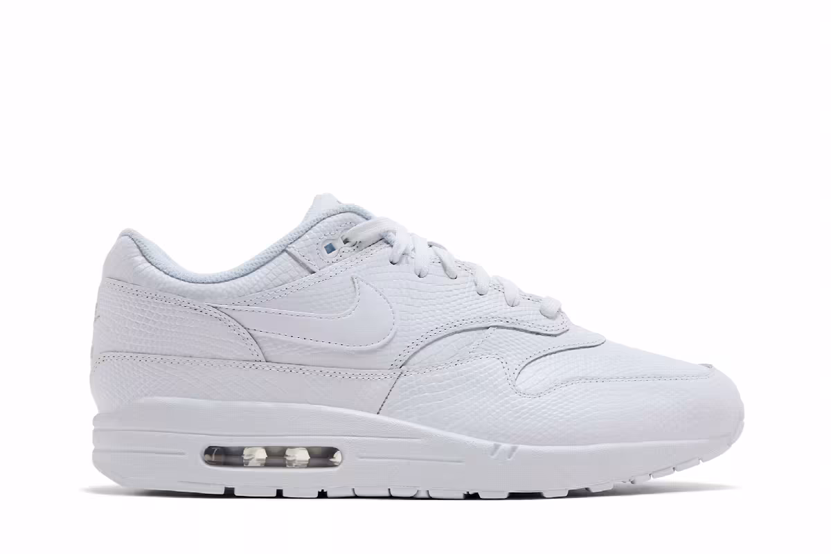 Nike Air Max 1 Premium White Snakeskin, view 2