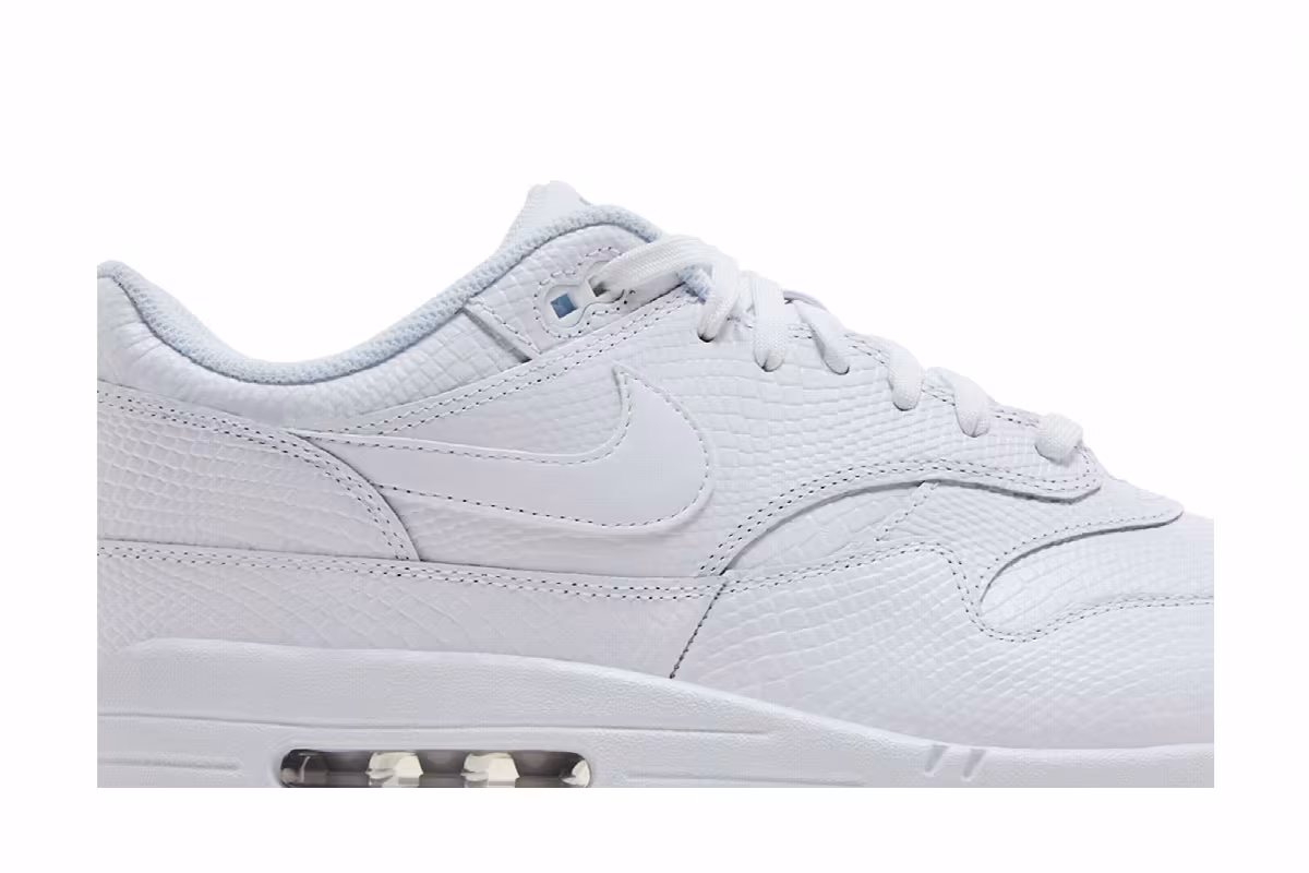 Nike Air Max 1 Premium White Snakeskin, view 3