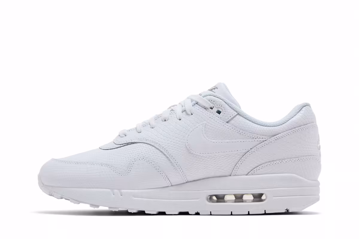 Nike Air Max 1 Premium White Snakeskin, view 4