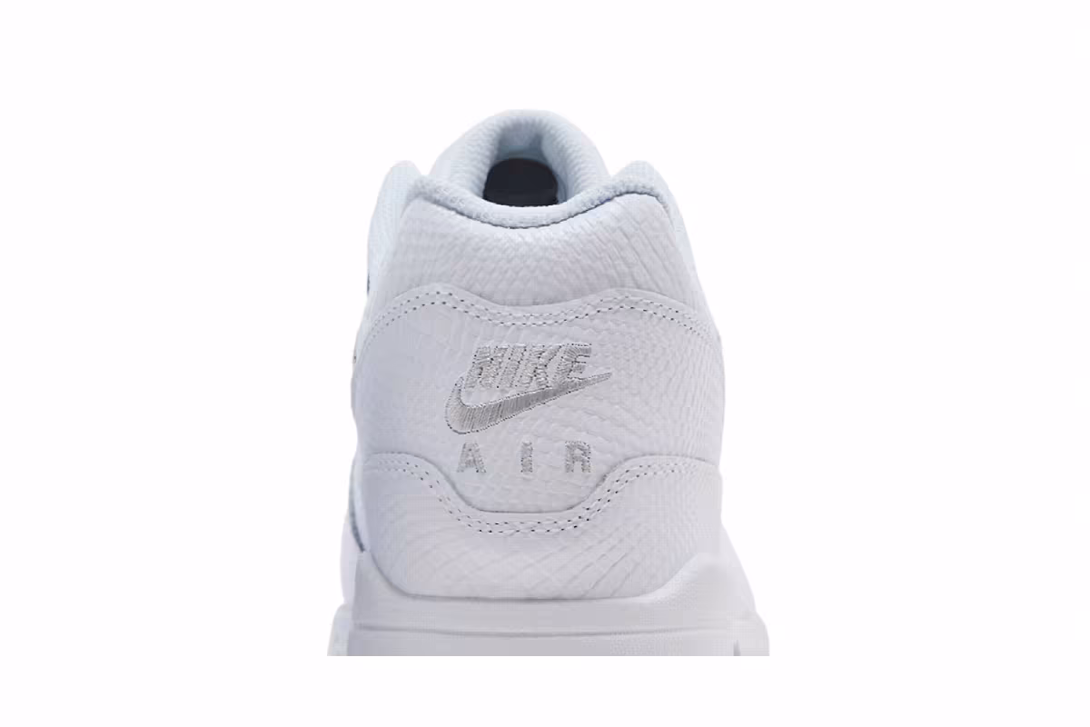 Nike Air Max 1 Premium White Snakeskin, view 8