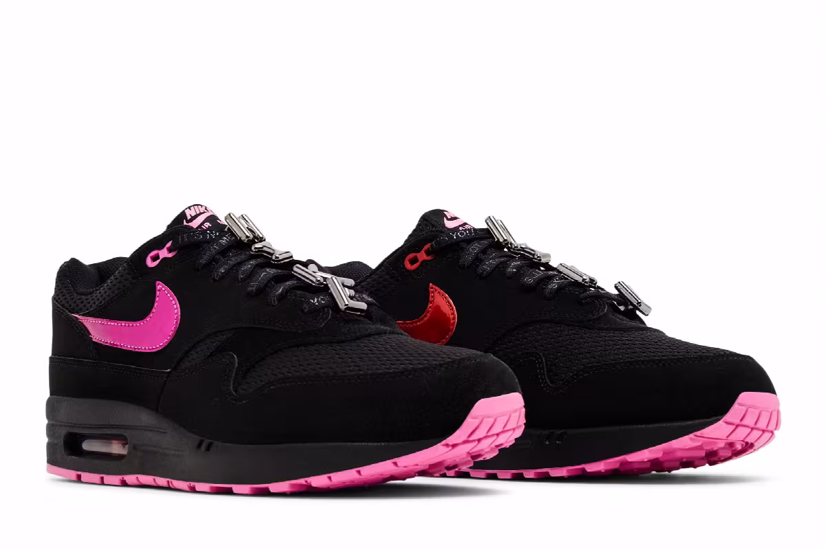Nike Men's Air Max 1 Premium Valentine’s Day Pack - Black, view 9