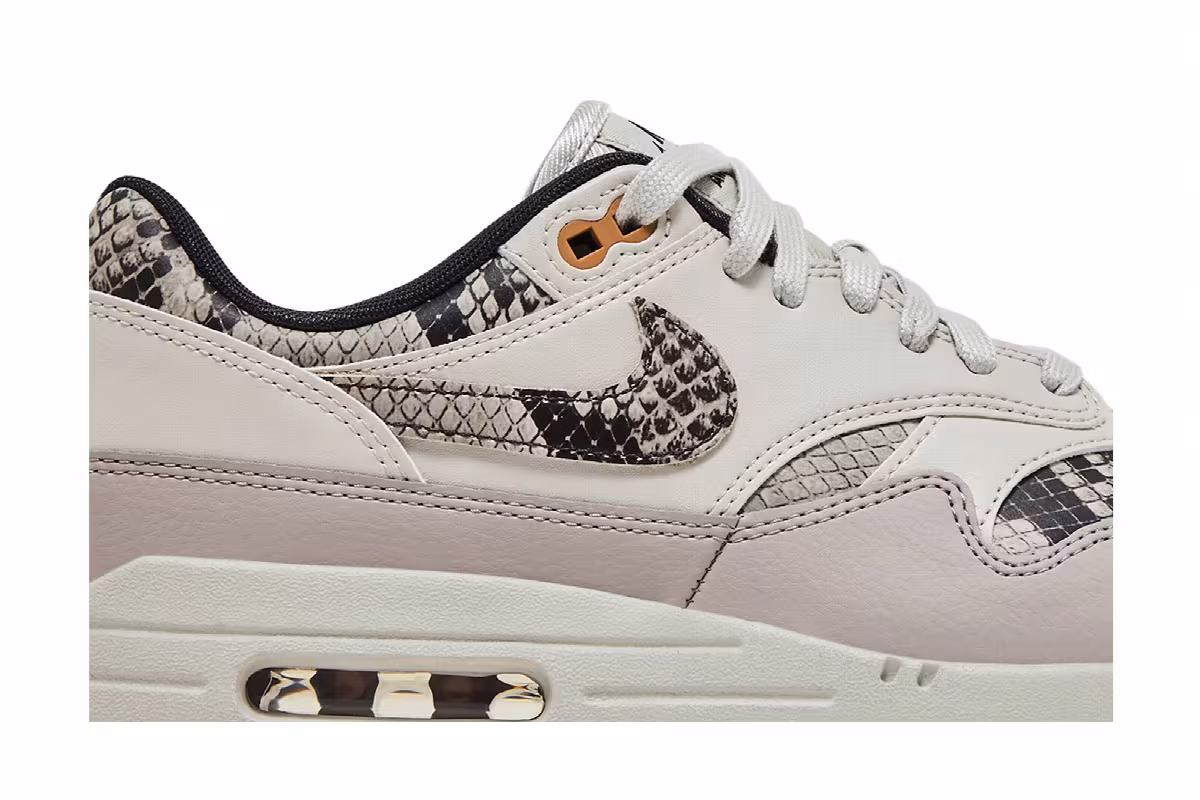 Nike Women's Air Max 1 Light Orewood Snakeskin, view 3