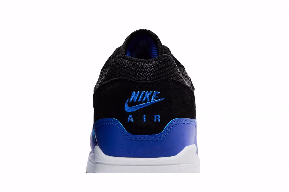 Nike Air Max 1 Essential Black Hyper Royal, view 8
