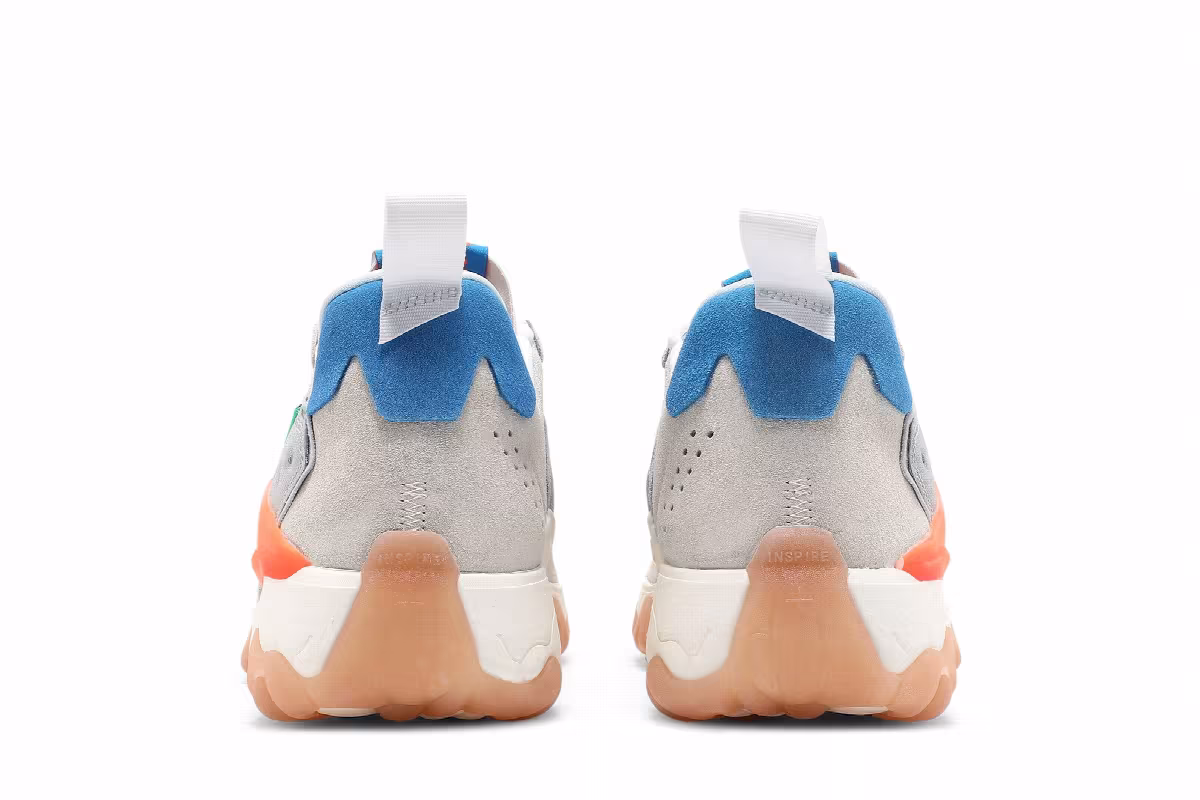 Air Jordan Delta 2 Light Smoke Grey Total Orange, view 7