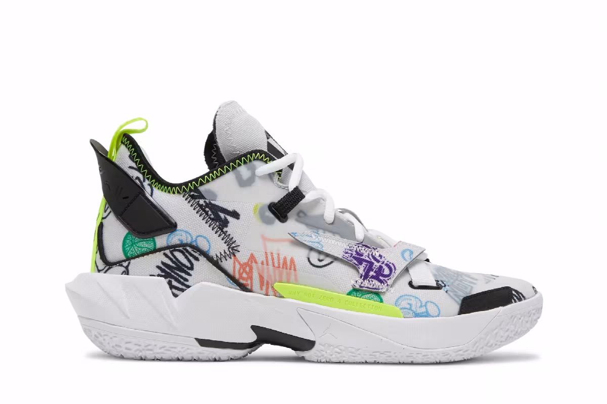 Air Jordan Why Not Zer0.4 Graffiti, view 2