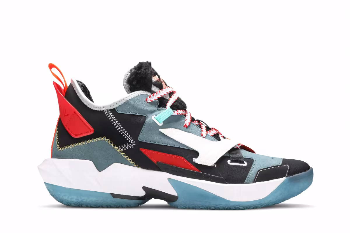 FACETASM x Air Jordan Jordan Why Not Zer0.4 Premium Smokey Blue, view 2