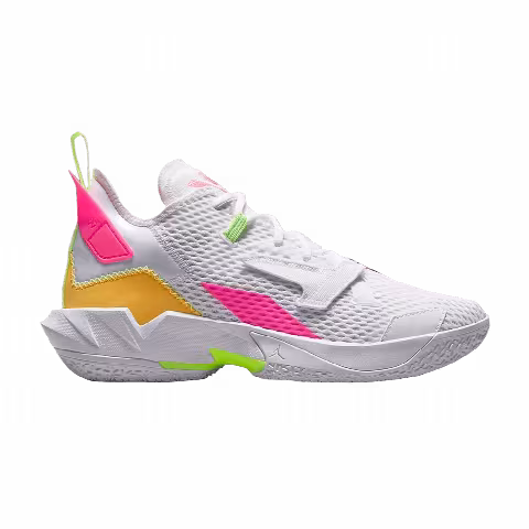 Air Jordan Why Not Zer0.4 'White Citron Pulse Hyper Pink'