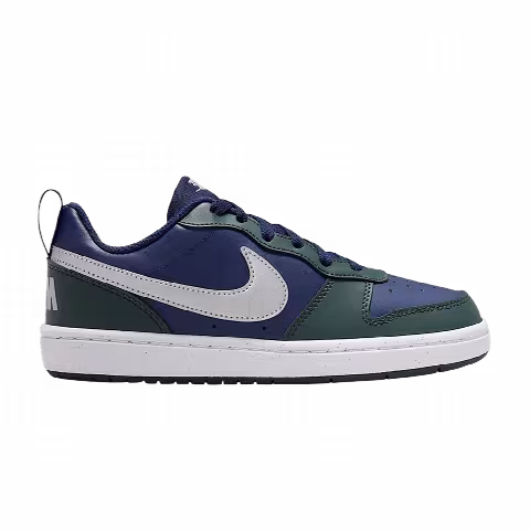 Nike Court Borough Low Recraft GS 'Midnight Navy/Seaweed/White/Metallic Silver'