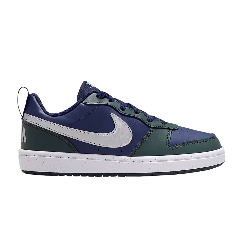 Nike Court Borough Low Recraft GS Midnight Navy/Seaweed/White/Metallic Silver