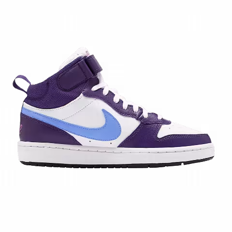 Nike Court Borough Mid 2 GS 'White Eggplant'