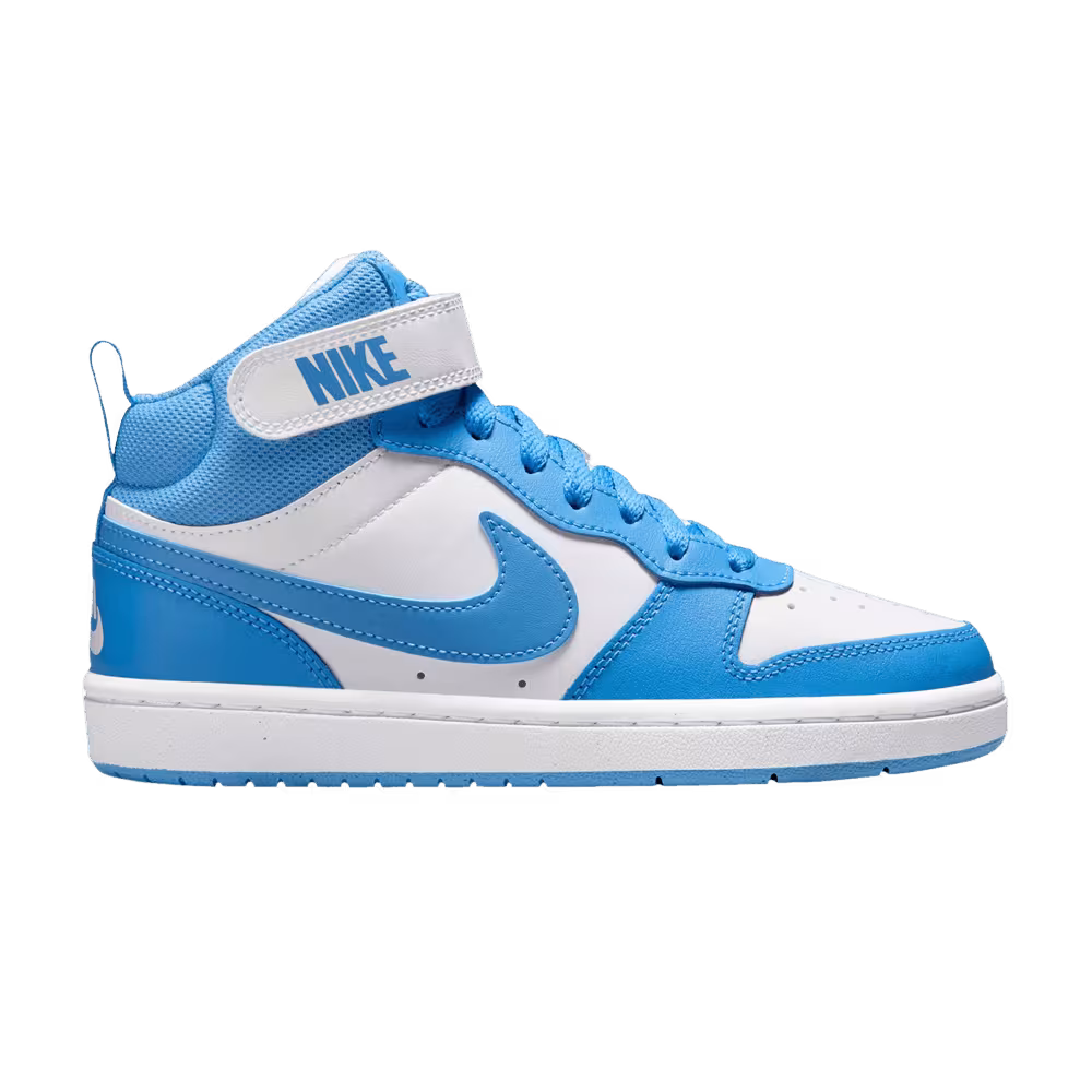 Nike Court Borough Mid 2 GS White Blue Beyond